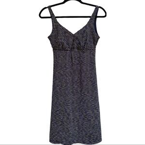 Prana Black and White Open Back Activewear Athletic Athleisure Sundress 4613